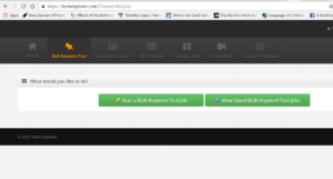How to use the bulk keyword tool of Term Explorer